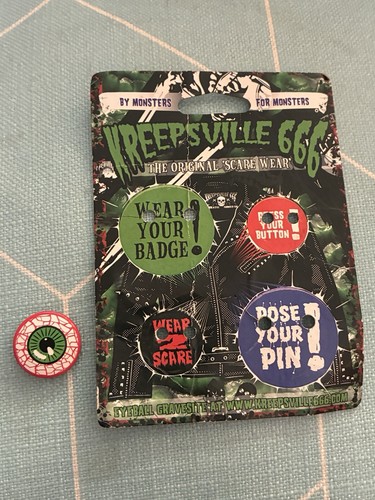 Kreepsville666 pin badge - kreepsville666,