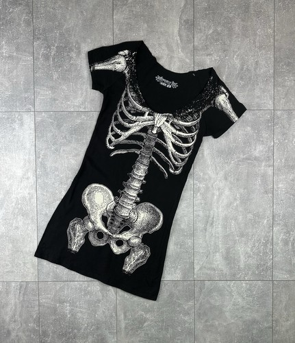 Kreepsville 666 skeleton tunic - skeleton,